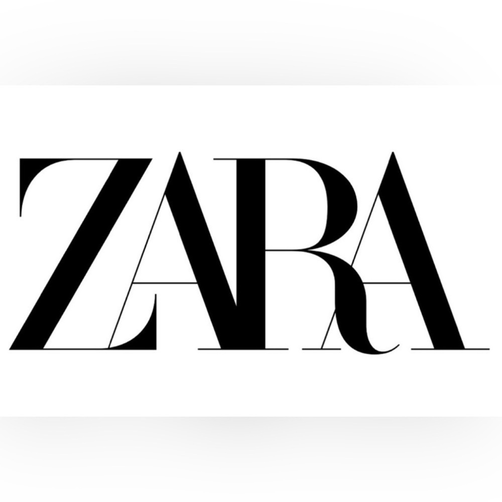 ZARA Pants Women's Size Large Faux Leather Black High Rise Straight Leg Zip - Picture 2 of 11
